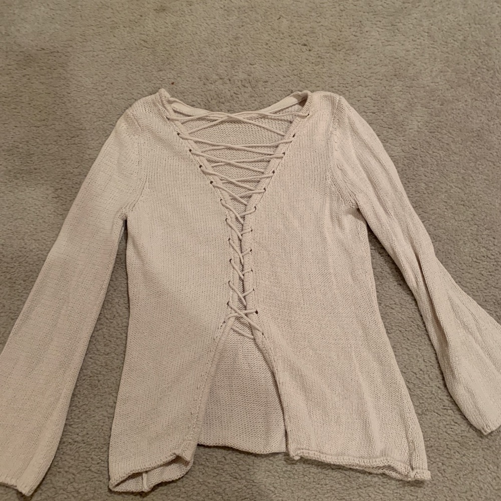 Central Park west cream sweater